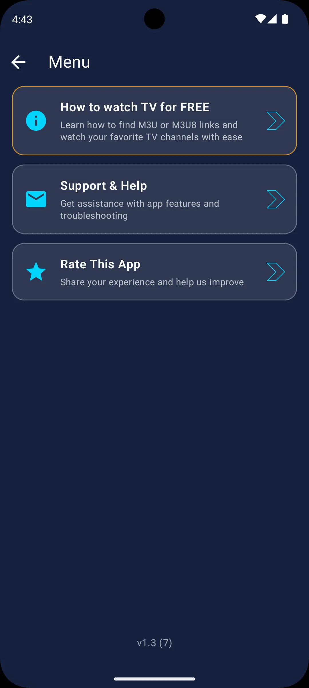 Best Android IPTV Player Screenshot 5 - 2026