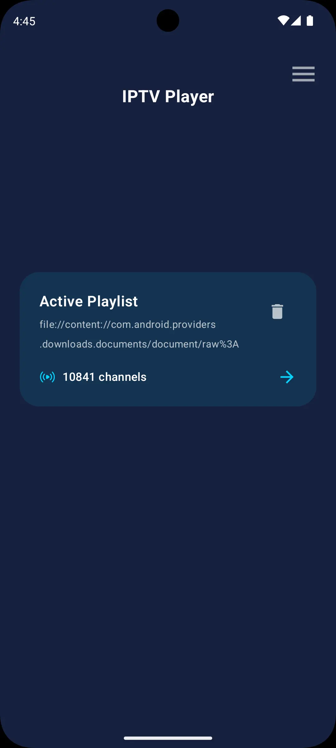 Best Android IPTV Player Screenshot 7 - 2026